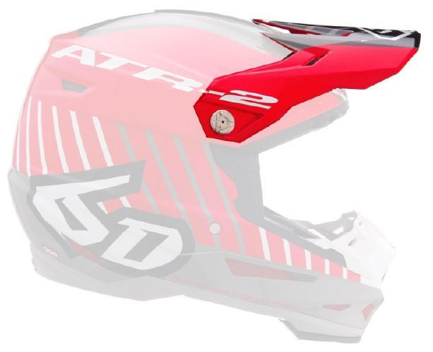 6D ATR-2 Visor Motion Gloss Red