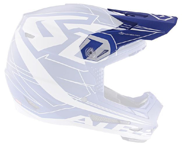 6D ATR-2 Visor Aero Graphic Matte Blue