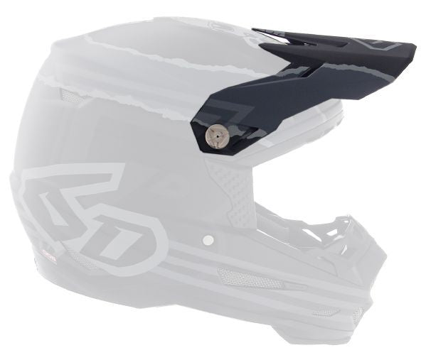 6D ATR-2Y Visor Danger Boy Matte Black