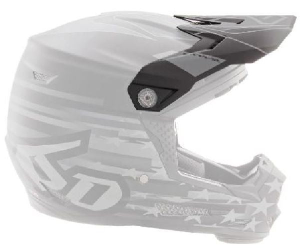 6D ATR-2Y Visor Patriot Black