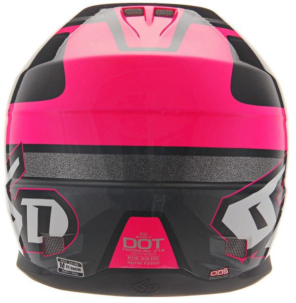 6D ATR-1 Fuse Gloss Graphic Helmet Pink/Black