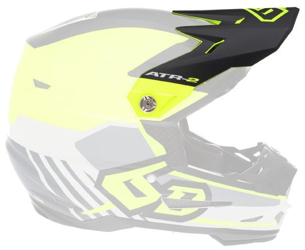 6D ATR-2Y Target Visor, Neon Yellow