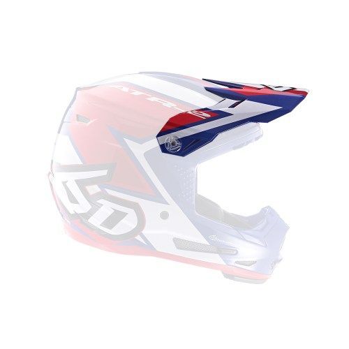 6D ATR-2Y Visor Strike Red White Blue