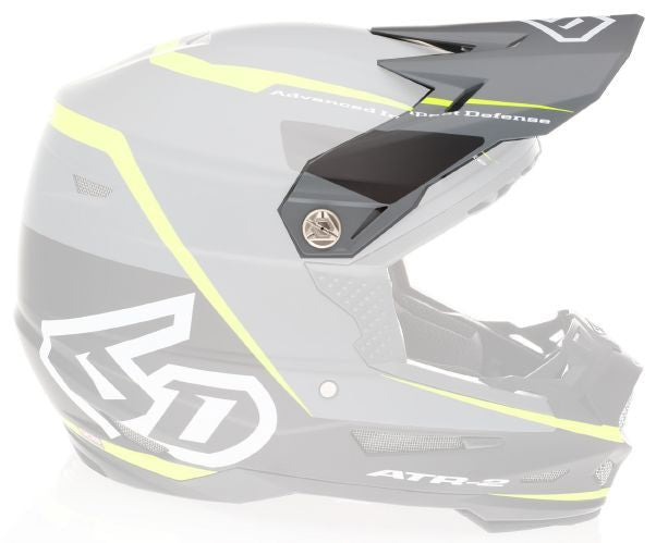 6D ATR-2 Alpha Visor, Neon Yellow