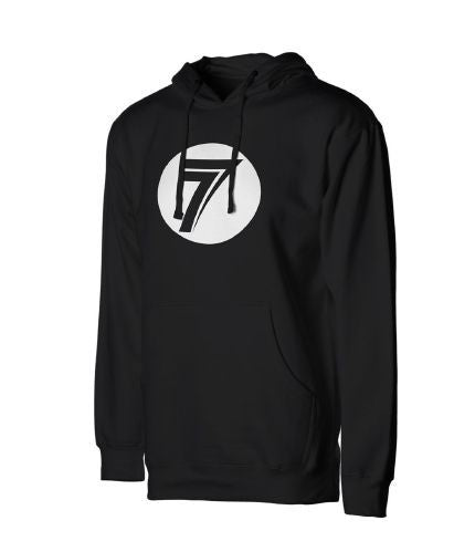 Seven Dot Hoodie, Black