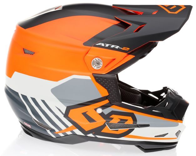 6D ATR-2 Target Helmet, Neon Orange