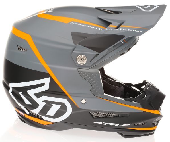 6D ATR-2 Alpha Helmet, Neon Orange