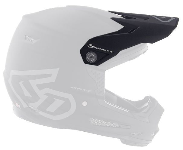 6D ATR-2Y Visor Solid Matte Black