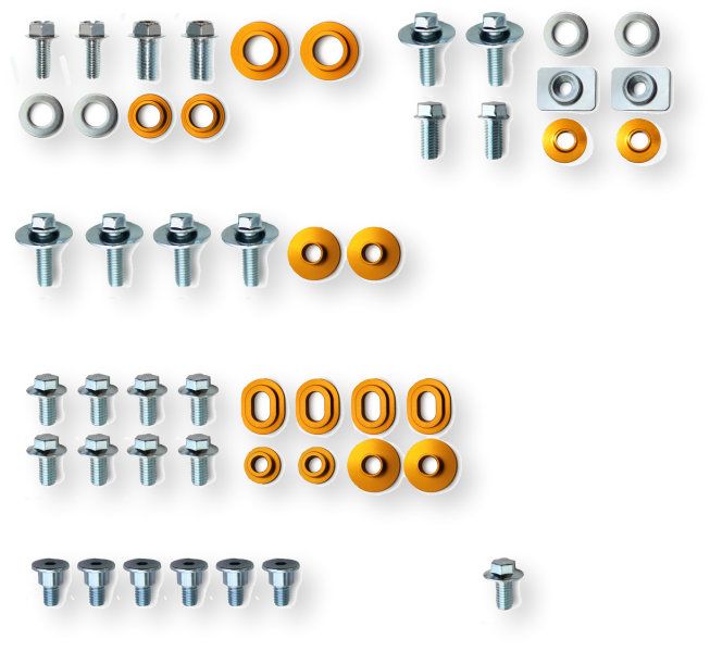 Cycra Body Plastic Fastener Sets Yamaha