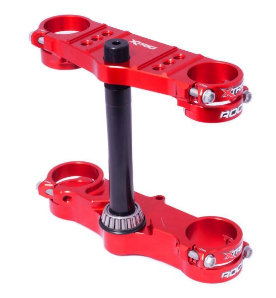 X-Trig Triple Clamp Kit - 28 MM Off Set Red