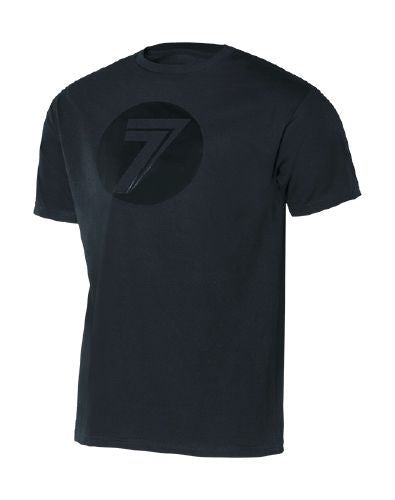 Seven Dot Tee, Black/Black