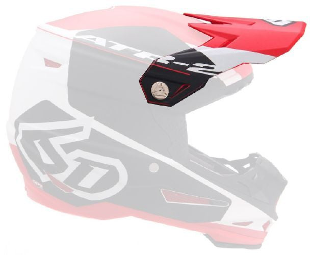 6D ATR-2 Visor Shadow Matte Red/Black