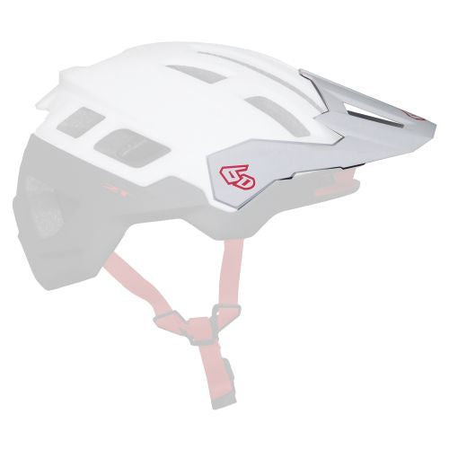 6D ATB-2T Ascent Visor, Matte White, XS/S