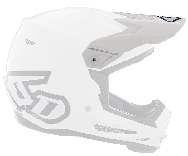 6D ATR-2Y Visor Solid Gloss White