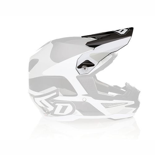 6D ATR-1 Apex Visor, White