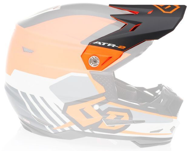 6D ATR-2 Target Visor, Neon Orange