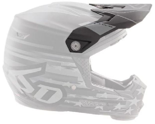 6D ATR-2 Visor Patriot Black LE