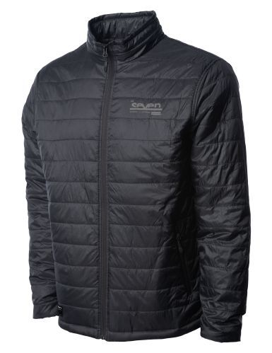 Seven Lateral Puffer Jacket, Black