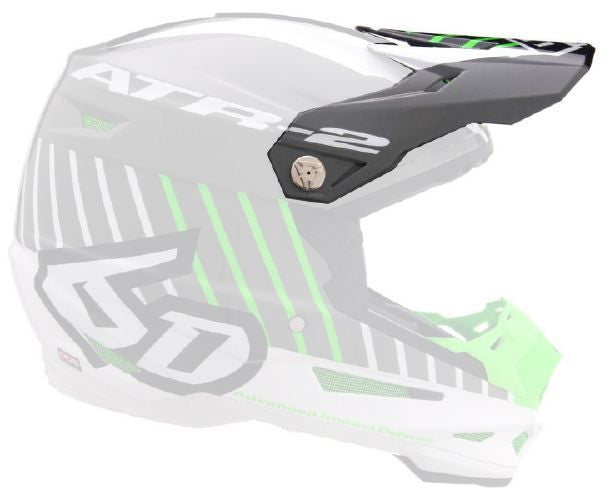 6D ATR-2 Visor Motion Gloss Neon Green