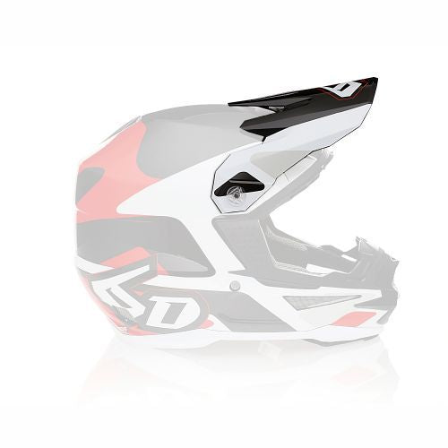 6D ATR-1 Apex Visor, Red