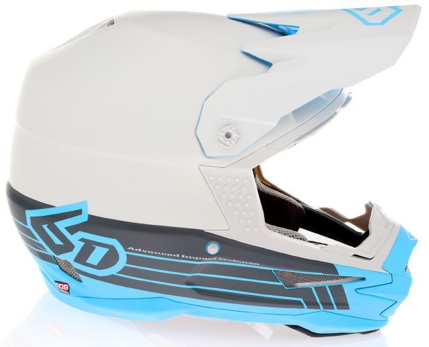 6D ATR-1 Split Helmet, Cyan