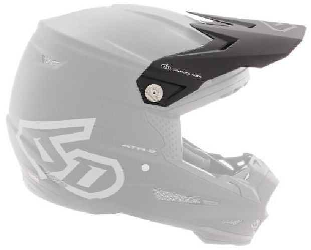 6D ATR-2 Visor Solid Matte Black