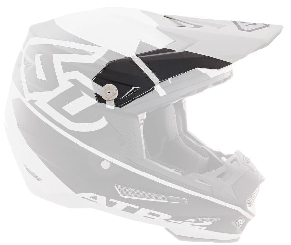 6D ATR-2 Visor Core, White/Black