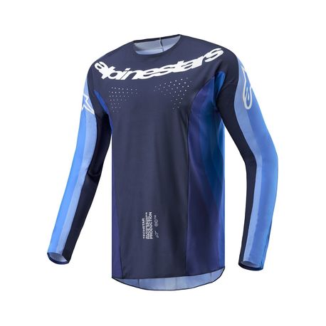 Alpinestars Jersey Techstar Pneuma Dark Navy Light Blue