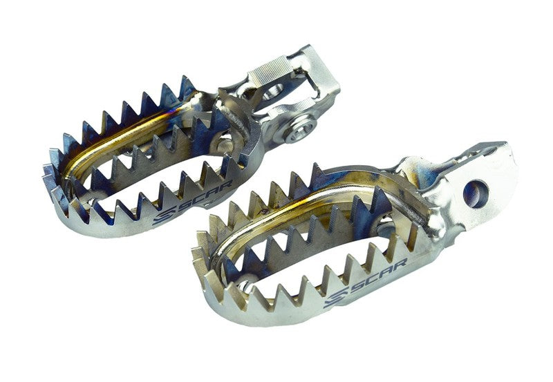 Scar Titanium Footpegs - Yamaha YZ450F