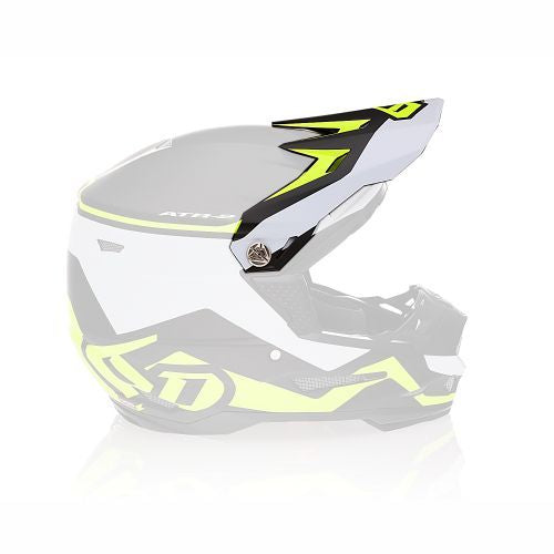 6D ATR-2Y Drive Visor, Neon Yellow