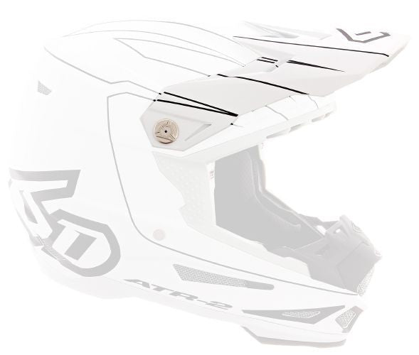 6D ATR-2 Visor Recon, White/Black