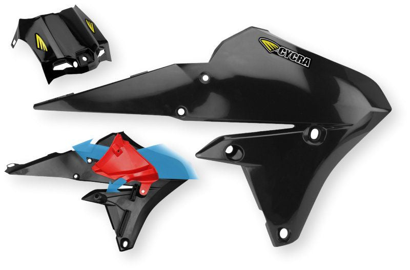 Cycra Radiator Scoops OEM W/Airbox Cover Power Int