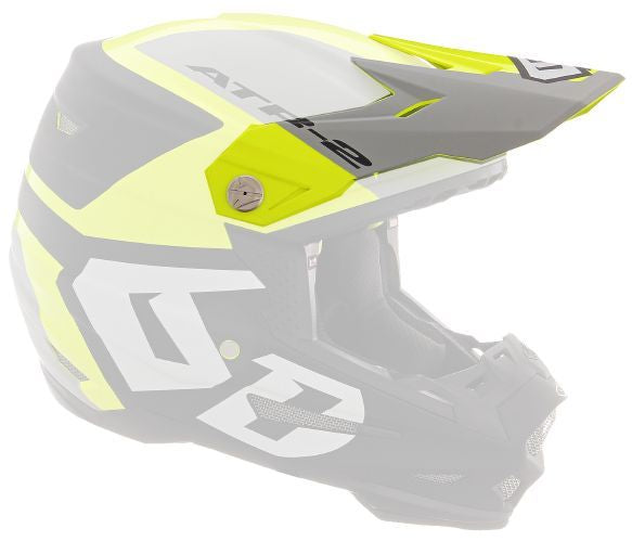 6D ATR-2 Visor Helo, Yellow/Grey