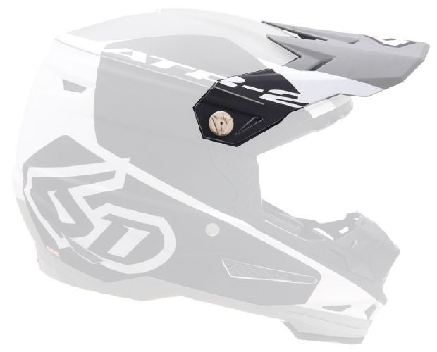 6D ATR-2 Visor Shadow Matte White/Black