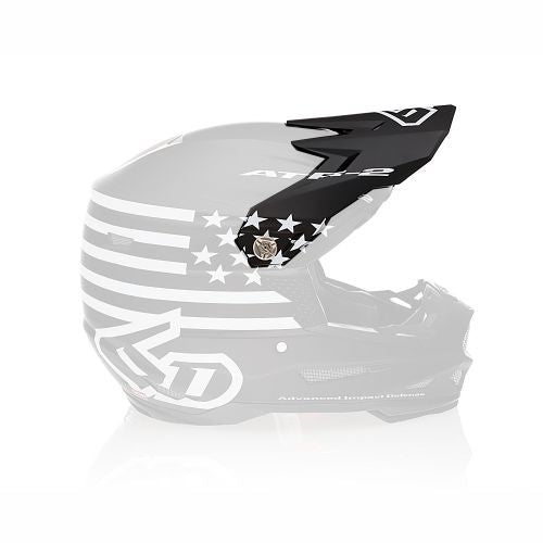 6D ATR-2 Tactical Visor, Black