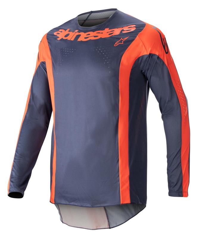 Alpinestars Jersey Techstar Arch Darkblue/Hot Orange