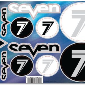 Seven Brand Decal Sheet, Black