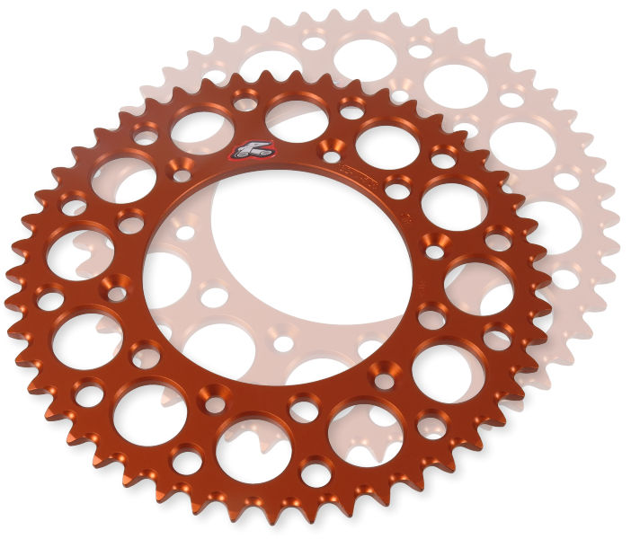 Renthal Rear Alu. Sprocket Orange - Billede 1