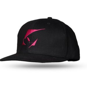 UFO Kasket, Sort m/Pink Logo