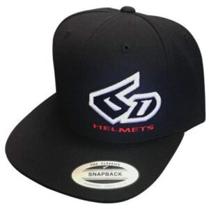 6D Logo Classic Snapback Cap Black