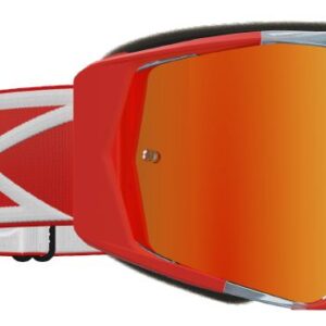 EKS Lucid Goggle, Race Red - Red Mirror Lens