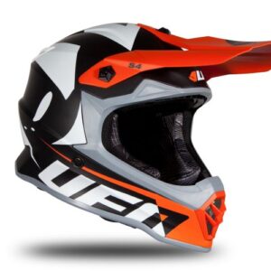 UFO Youth Mat Neon Orange/Sort Hjelm, S
