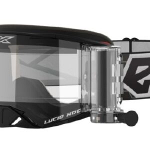 EKS Lucid Race Pack Goggle, Black/White