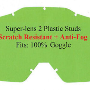 Polywel Super-lens Anti Fog 2 studs Fits 100%