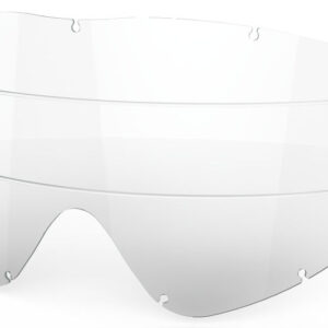 EKS GO-X Zip Off Anti-Fog Rain Lens, Clear
