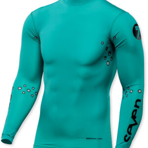 Seven Zero Compression Jersey Aqua