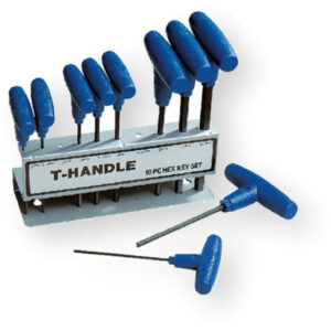 Moto Pro T-Handle Hex Key - 10 Keys & Rack