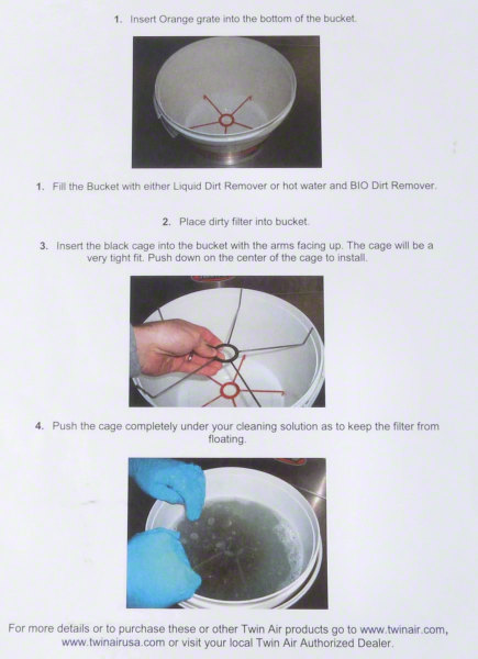 Twin Air Filter Cleaning Tub 10 L - Billede 1