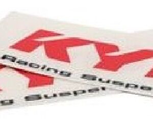 KYB Sticker Set FF Kyb Racing Suspension Red
