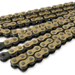D.I.D 520 MX Guld-Sort Kæde Heavy Duty 120 Led